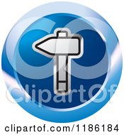 Clipart Of A Mining Icon Royalty Free Vector Illustration