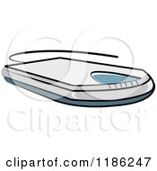 Clipart Of A Desktop Computer Scanner Royalty Free Vector Illustration by Lal Perera