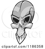 Poster, Art Print Of Creepy Grayscale Skull