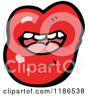 Poster, Art Print Of Red Lipped Mouth