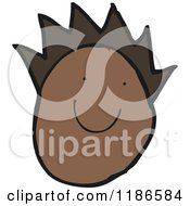 Cartoon Of A Stick Figure Child Royalty Free Vector Illustration by lineartestpilot