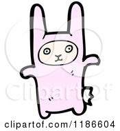 Cartoon Of A Bunny Royalty Free Vector Illustration