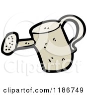Cartoon Of A Watering Can Royalty Free Vector Illustration by lineartestpilot