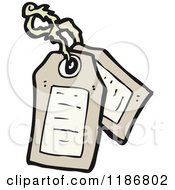 Cartoon Of Tags Royalty Free Vector Illustration by lineartestpilot