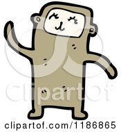 Cartoon Of A Child In An Animal Costume Royalty Free Vector Illustration by lineartestpilot