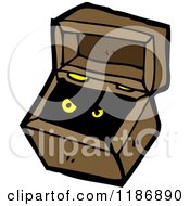 Poster, Art Print Of Box With Eyes