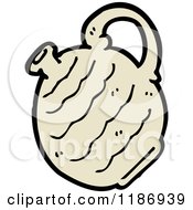 Cartoon Of A Clay Pitcher Or Urn Royalty Free Vector Illustration