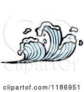 Cartoon Of A Water Design Element Royalty Free Vector Illustration