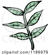 Clip Art Of Leaves Royalty Free Vector Illustration