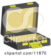 Open Empty Briefcase Clipart Picture