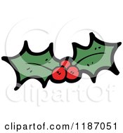 Poster, Art Print Of Holly And Berries