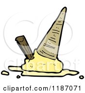 Cartoon Of An Ice Cream Cone Royalty Free Vector Illustration