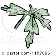 Clip Art Of Leaves Royalty Free Vector Illustration