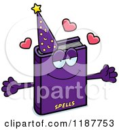 Loving Magic Spell Book Mascot