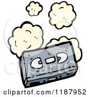 Cartoon Of A Cassette Tape Royalty Free Vector Illustration