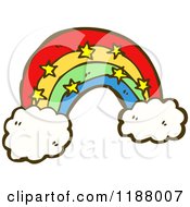 Cartoon Of A Rainbow Royalty Free Vector Illustration