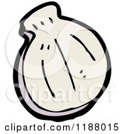 Cartoon Of A Clam Shell Royalty Free Vector Illustration by lineartestpilot