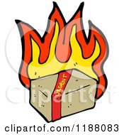 Poster, Art Print Of Package Burning