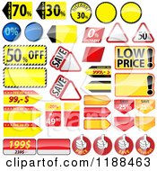 Poster, Art Print Of Reflective Retail Sales Tags