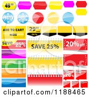 Poster, Art Print Of Reflective Retail Sales Tags 3
