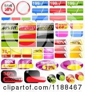 Poster, Art Print Of Reflective Retail Sales Tags 5