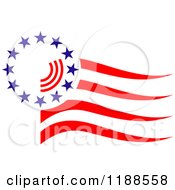 Poster, Art Print Of American Stars And Stripes Flag