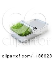 Poster, Art Print Of Patch Of Grass In A 3d Sardine Can