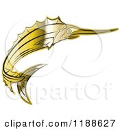 Poster, Art Print Of Gold Swordfish