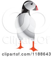 Clipart Of A Puffin Bird Royalty Free Vector Illustration by Lal Perera