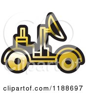 Poster, Art Print Of Black And Gold Space Rover Icon