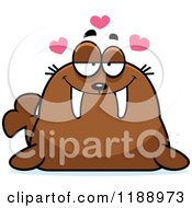 Loving Walrus Mascot