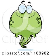 Cartoon Of A Happy Tadpole Mascot Royalty Free Vector Clipart by Cory Thoman