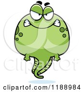 Cartoon Of A Mad Tadpole Mascot Royalty Free Vector Clipart by Cory Thoman