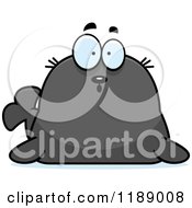 Cartoon Of A Surprised Seal Royalty Free Vector Clipart by Cory Thoman