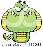 Cartoon Of A Mad Cobra Snake Mascot Royalty Free Vector Clipart