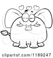 Poster, Art Print Of Black And White Loving Elephant Mascot