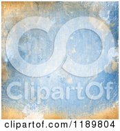 Clipart Of A Grungy Blue And Orange Background Royalty Free CGI Illustration
