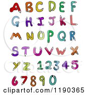 Poster, Art Print Of Alphabet Made Of Pencils