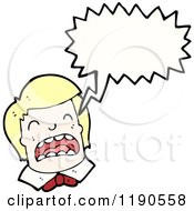 Cartoon Of A Boy Crying Royalty Free Vector Illustration