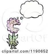 Poster, Art Print Of Pink Flower Thinking