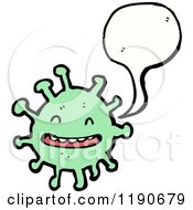 Poster, Art Print Of Germ Speaking