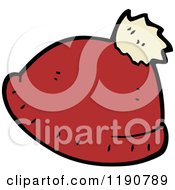 Cartoon Of A Knitted Cap Royalty Free Vector Illustration