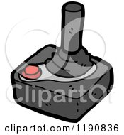 Cartoon Of A Joy Stick Royalty Free Vector Illustration by lineartestpilot