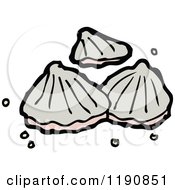 Cartoon Of Shellfish Royalty Free Vector Illustration by lineartestpilot #COLLC1190851-0180