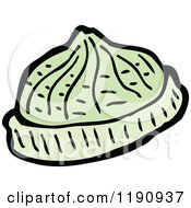 Cartoon Of A Knitted Cap Royalty Free Vector Illustration