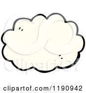 Cartoon Of A Cloud Royalty Free Vector Illustration