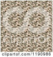 Clipart Of A Seamless Desert Military Camouflage Pattern Royalty Free CGI Illustration by Arena Creative