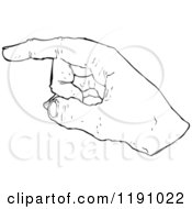 Cartoon Of A Hand Royalty Free Vector Illustration