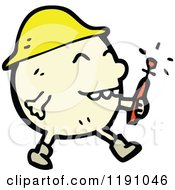 Cartoon Of A Construction Worker Character Royalty Free Vector Illustration