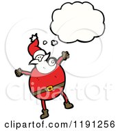 Poster, Art Print Of Santa Claus Thinking